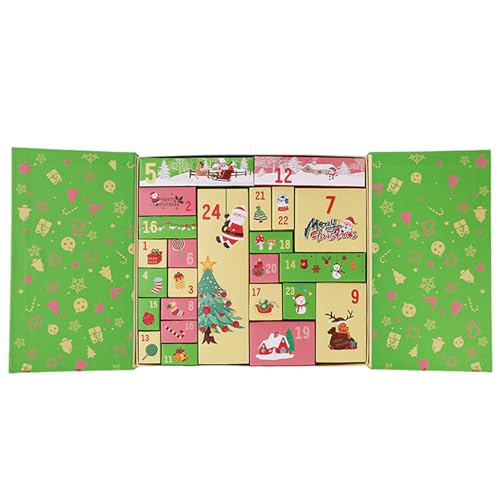 Leerer Adventskalender 24 Tage, DIY -nachfüllbare Weihnachts -Countdown -Kalender -Box, DIY Nachfüllbare Weihnachts -Countdown für Kinderfreunde Leerer Adventskalender 24 Tage, DIY -nachfüllbare Weihnachts -Countdown -Kalender -Box, DIY Nachfüllbare Weihnachts -Countdown für Kinderfreunde von Licsaliwe
