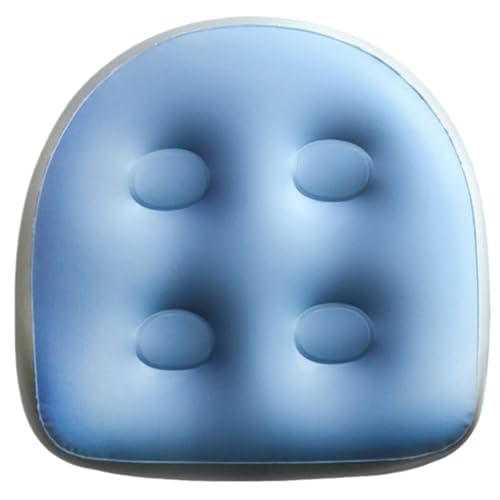 Licsaliwe Aufblasbarer -Booster -Sitz mit Saugnäpfeln, wiederverwendbares PVC -Spa -Pool -Sitz für Erwachsene (blau) von Licsaliwe