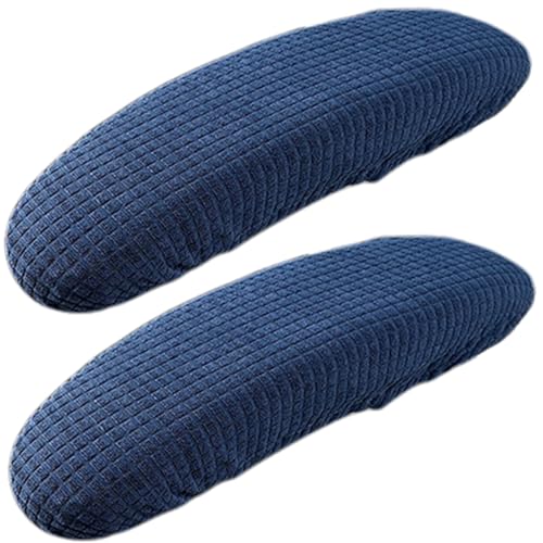 Licsaliwe Bürostuhlarmabdeckungen, 2pcs wasserfeste Stretch Jacquard -Armlehre mit elastischer Kante für Computerspielstuhl von Licsaliwe