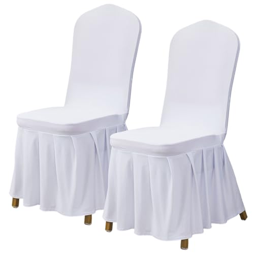 Licsaliwe Draination Dorm Stuhl Cover, 2pcs Schreibtischstuhl Slipcover mit Rock, weicher Polyester -Sitz -Beschützer für das Speisesaal Hotel Licsaliwe Draination Dorm Stuhl Cover, 2pcs Schreibtischstuhl Slipcover mit Rock, weicher Polyester -Sitz -Beschützer für das Speisesaal Hotel von Licsaliwe