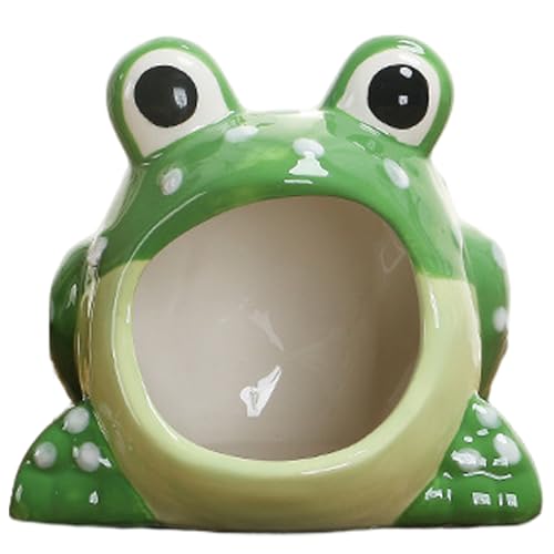 Licsaliwe Frosch -Süßigkeitenschale, großer Mund Keramik -Keksglasur für Küchentischdekoration für Heimküchentisch Licsaliwe Frosch -Süßigkeitenschale, großer Mund Keramik -Keksglasur für Küchentischdekoration für Heimküchentisch von Licsaliwe