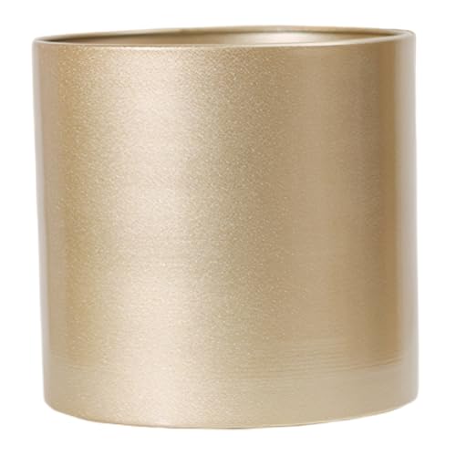 Licsaliwe Goldmetall-Pflanzer 9 Zoll, wasserdichte rostfeste Blütentopf, Nicht rutschende dekorative Vase für getrocknete Pflanzen im Innenbereich im Freien Freien Licsaliwe Goldmetall-Pflanzer 9 Zoll, wasserdichte rostfeste Blütentopf, Nicht rutschende dekorative Vase für getrocknete Pflanzen im Innenbereich im Freien Freien von Licsaliwe