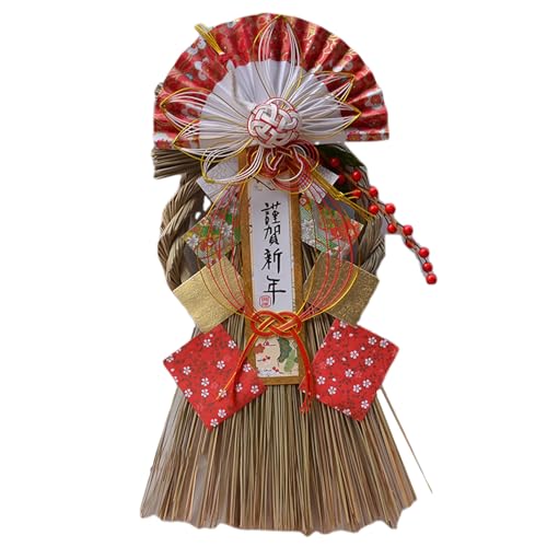 Licsaliwe Japanische Wanddekoration getrocknete Blumen, gewebtes frohes neues Jahr für Zuhause, Restaurant, Kulturdekoration Licsaliwe Japanische Wanddekoration getrocknete Blumen, gewebtes frohes neues Jahr für Zuhause, Restaurant, Kulturdekoration von Licsaliwe