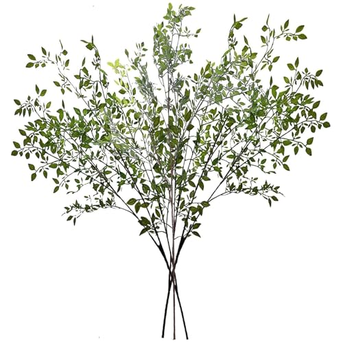 Licsaliwe Künstliche Birkenzweige, 3pcs realistische Faux -Grünstiele, biegbare DIY -Birkenstangen für Vase Füllstoff Home Office Dekor/ 43, 3 Zoll von Licsaliwe