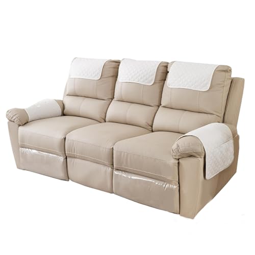 Licsaliwe Sofa Arm Deckungen 5pcs Set, Weichpolyester Armlehnenschutz mit Kopfstütze und Seitenpockt Licsaliwe Sofa Arm Deckungen 5pcs Set, Weichpolyester Armlehnenschutz mit Kopfstütze und Seitenpockt von Licsaliwe