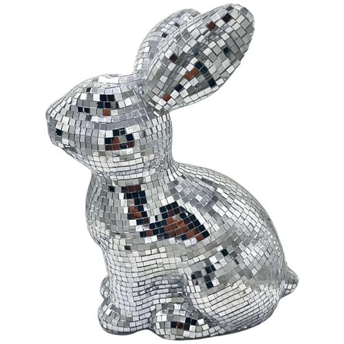 Licsaliwe Spiegel Disco Ball Kaninchen Figuren reflektierend, Hasenform -Dekor für Zuhause, Hochzeit, Party Disco -Thema Licsaliwe Spiegel Disco Ball Kaninchen Figuren reflektierend, Hasenform -Dekor für Zuhause, Hochzeit, Party Disco -Thema von Licsaliwe