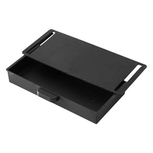 Licsaliwe Unter der Schreibtischschublade, Kunststoff selbst kleber versteckter Lagerschale für Zuhause, Büro/ 9, 3x4.1x1, 4 Zoll von Licsaliwe