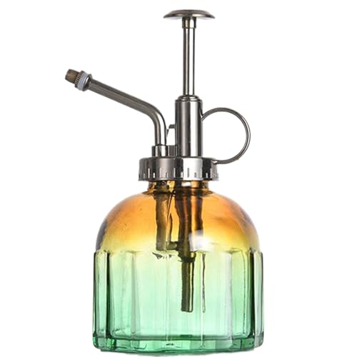 Licsaliwe Vintage Plant Mister Spray Flasche, 200 ml mit Bronzepumpe für Orchidee, Sukkulente, Hauspflanzen (Stil 2) von Licsaliwe