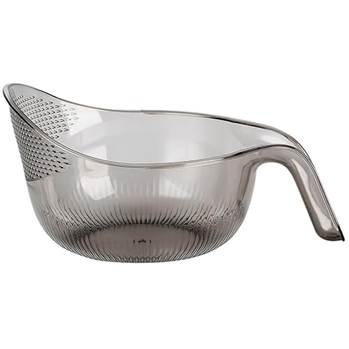 Reissiebschüssel, leichtes multifunktionales Colander mit Seitenabfluss für Obst-Gemüsewäsche/5x9 Zoll Reissiebschüssel, leichtes multifunktionales Colander mit Seitenabfluss für Obst-Gemüsewäsche/5x9 Zoll von Licsaliwe
