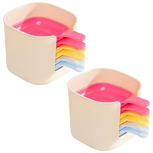 Stapelbare Dip -Sauce -Platte & Halter PP wiederverwendbar, 2 Set -Tassen mit Griff für Grill, Party, Hausessen zu Hause Stapelbare Dip -Sauce -Platte & Halter PP wiederverwendbar, 2 Set -Tassen mit Griff für Grill, Party, Hausessen zu Hause von Licsaliwe