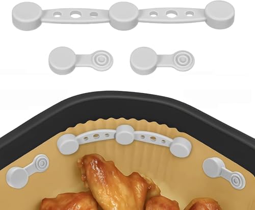 Magnete für Airfryer Backpapier, Silikon Airfryer Magnete für Backpapier, Hochtemperaturbeständige zum Allen Heißluftfritteusenpapier (B 1stc) von Lidary