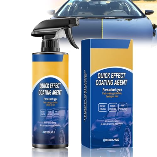 Quick Effect Coating Agent, 3-in-1Hoch Schutz Schnelles Auto Beschichtungsspray, Coating Agent Nano Spray Combines Reparieren, Aufhellen und Schützen, Car Scratch Wax Polish Spray (1 Stück) von Lidary