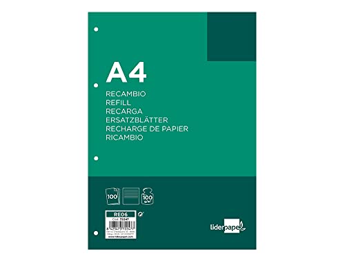 Liderpapel RE06 Ersatz liniert Horizontal 4 Bohrern Liderpapel RE06 Ersatz liniert Horizontal 4 Bohrern von Liderpapel
