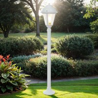 Wegeleuchte Messing massiv Weiß 100 cm Rustikal Garten Wegeleuchte Messing massiv Weiß 100 cm Rustikal Garten von Lido