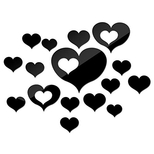 Lidylinashop Klebespiegel FüR Die Wand Spiegel Selbstklebend Flur Dekorative Zubehör Wohnzimmer Spiegel Spiegel Für Flur Große Spiegel Für Wohnzimmer Black von Lidylinashop