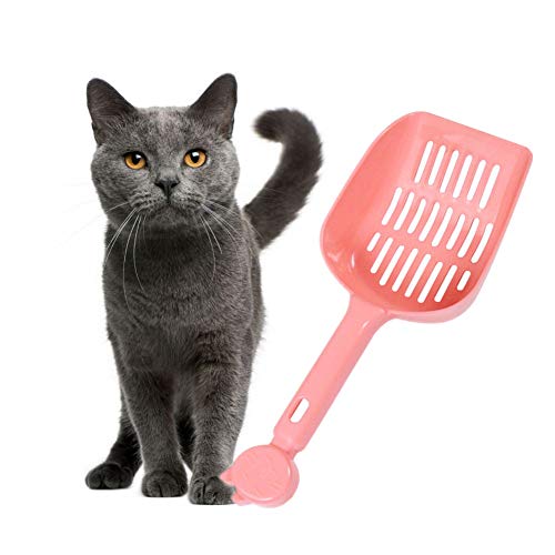 Lidylinashop Schaufel Katzentoilette Katzenstreuschaufel Katzenstreuschaufel Mit Ständer Plastikstreuschaufel Kitten Wurf Scoop Katzenstreuschaufel pink von Lidylinashop