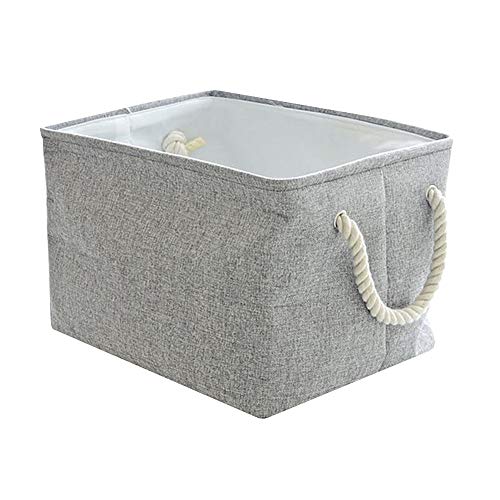 Lidylinashop aufbewahrungsbox groß spielzeugbox Spielzeugaufbewahrungsboxen für Kinder kleine aufbewahrungsboxen Canvas Aufbewahrungsbox Gray von Lidylinashop