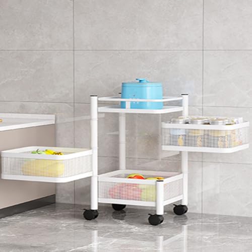 Lidzopas Rollwagen Eckig Gemüseregal Obst Mit Rädern Küchenregal Quadrat Küchenwagen Obstwagen Aufbewahrungswagen Für Küche Badezimmer Wohnzimmer Lidzopas Rollwagen Eckig Gemüseregal Obst Mit Rädern Küchenregal Quadrat Küchenwagen Obstwagen Aufbewahrungswagen Für Küche Badezimmer Wohnzimmer von Lidzopas