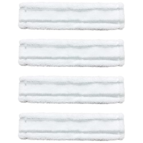 Fenstersauger Ersatzteile für Kärcher WV1 WV2 WV5, 4 Stück Ersatzmikrofaser Wischbezug Kompatibel für Karcher Mikrofaser Ersatzbezug Fenstersauger Sprühflasche Zubehör Fenster Hohe SaugfäHigkeit von LieIe