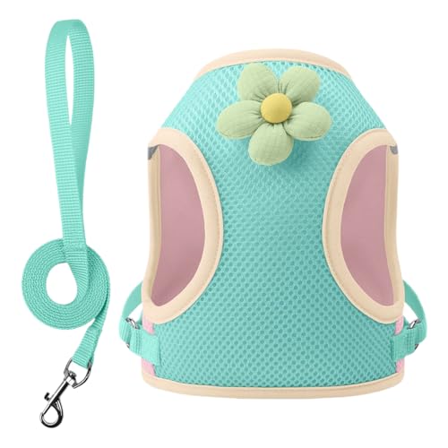 Lieawy Hundegeschirr Für Spaziergänge - Reflektierendes Katzengeschirr,Atmungsaktive Hundegeschirre Für Spaziergang Wandern Camping Park von Lieawy