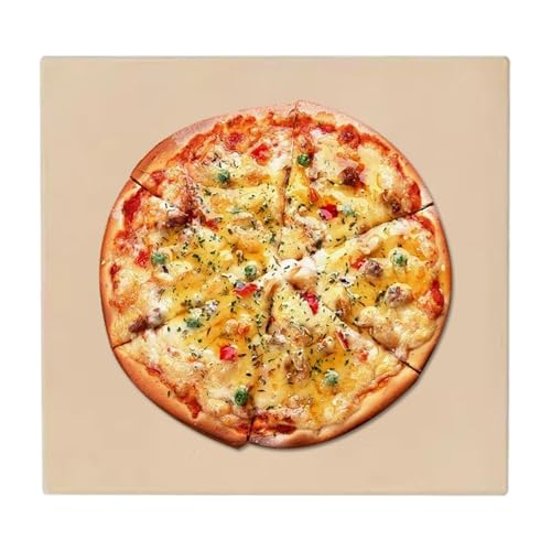 Lieawy Pizzaofen Stein | Rechteckige Backform - Quadratisch Backen Grillen Outdoor Indoor Küche Restaurant Ofen Brot Camping BBQ von Lieawy