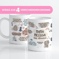 Geschenk Werdende Mama, Mama Tasse Personalisiert, Positive Affirmationen Alltag, Schönes Muttertagsgeschenke Geschenk Werdende Mama, Mama Tasse Personalisiert, Positive Affirmationen Alltag, Schönes Muttertagsgeschenke von LiebeVerschenkenDE