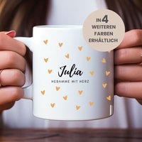 Hebamme Mit Herz Tasse, Hebammen Geschenk, Tasse Für Hebammen, Geschenktipp Hebamme, Geschenk Zur Geburt, Wochenbettbetreuung, Dankeschön von LiebeVerschenkenDE