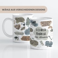 Lehrer Geschenke, Personalisiert Mit Name, Affirmationen Lehrer, Kleines Geschenk, Dankeschön, Tasse, Personalisiertes Geschenk Lehrer Geschenke, Personalisiert Mit Name, Affirmationen Lehrer, Kleines Geschenk, Dankeschön, Tasse, Personalisiertes Geschenk von LiebeVerschenkenDE