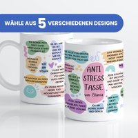Personalisierte Anti Stress Tasse, Geschenk Kollegin, Geschenkidee Lieblingsmensch, Freundin, Chefin, Kaffeetasse, Mentale Gesundheit Personalisierte Anti Stress Tasse, Geschenk Kollegin, Geschenkidee Lieblingsmensch, Freundin, Chefin, Kaffeetasse, Mentale Gesundheit von LiebeVerschenkenDE