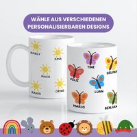 Personalisiertes Abschiedsgeschenk Erzieherin, Dankeschön Für Erzieherinnen, Kita Betreuerin Geschenk, Tasse Mit Kindernamen, Schmetterling Personalisiertes Abschiedsgeschenk Erzieherin, Dankeschön Für Erzieherinnen, Kita Betreuerin Geschenk, Tasse Mit Kindernamen, Schmetterling von LiebeVerschenkenDE
