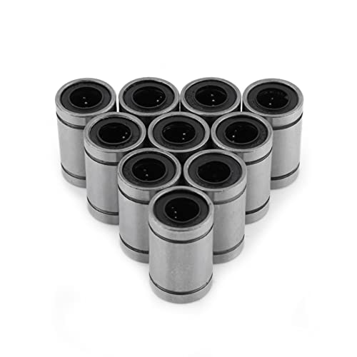 10 Stück Lm8uu Double Linear Linearbewegungslager Lager 8 Mm Abgedichteter Zylinder Linearbewegungslager für 8 Mm Stange 3D-Drucker CNC-Teile von LiebeWH