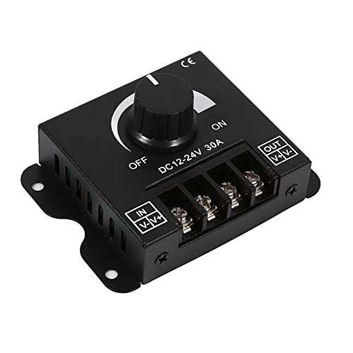 12V-24V 30A LED-Schalter LED-Dimmer-Streifen-Controller, Manuelle Bedienung für Streifenlicht, Einfarbig von LiebeWH