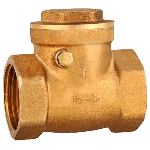 Rückschlagventil 1 Zoll DN25 Innengewinde Messing Rückschlagventile Rückschlagklappe 232PSI Verhindern Wasserrückfluss von LiebeWH