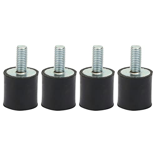 4 Stück Gummihalterungen Schwingungsdämpfer M3 M5 M6 Anti-Vibrations-Stoßdämpfer-Gummibolzen Silentblock für Auto-Boot-Spulen (VD15*15 M5*12) von LiebeWH