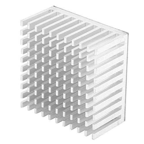 5 STÜCKE Wärmekühlrippe Aluminium PCB Board Kühlkörper mit Wärmeleitungsaufkleber für IC-Modul PC Computer Wärmeableitung (Silber) von LiebeWH