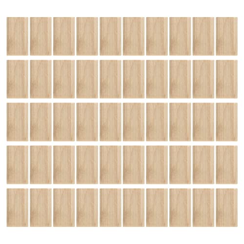 50 Stück Domino-Zapfen aus Buchenholz, 8 X 40 Mm, Lose Zapfen, Holzbearbeitungszubehör, Domino-Spender, Domino-Holz-Jointer für die Positionierung von LiebeWH
