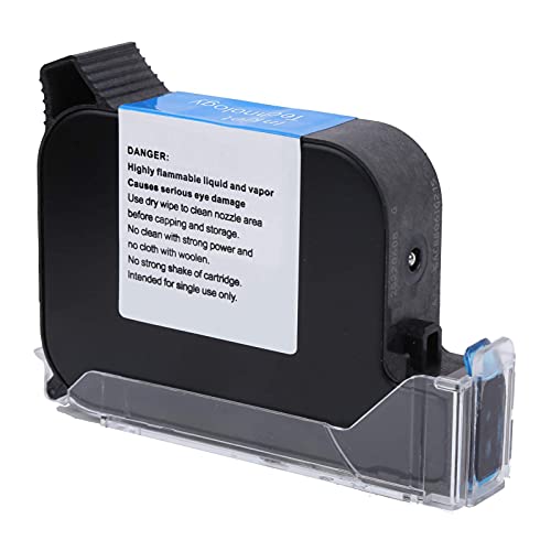 9 x 2 x 7 cm Schnell Trocknende Schwarze Tintenpatrone for Hand-Tintenstrahldrucker JS12-Doppeldüsentintenpatrone 42 ml von LiebeWH