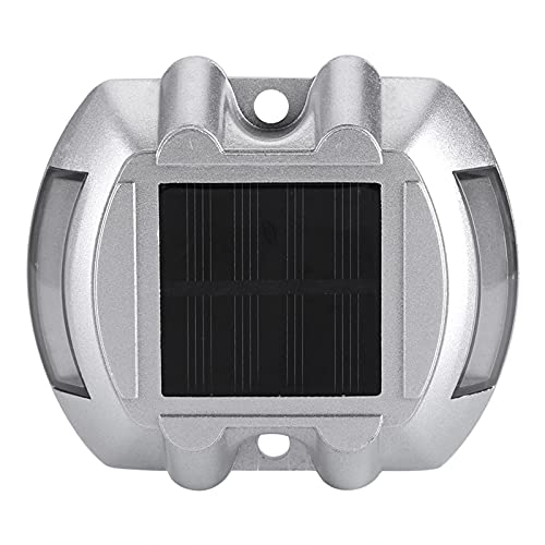 Casting Aluminium Solar Power Road Lamp 6 LED Outdoor Driveway Pathway Light Road Step Lamp für die Beleuchtung der Straße (weiß blinkend) von LiebeWH
