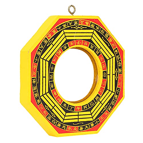 Chinesischer Feng Shui Konvexer Bagua-Spiegel mit Viel Glück, Schützt das Heimgeschäft (4 Zoll konvexer Spiegel) von LiebeWH