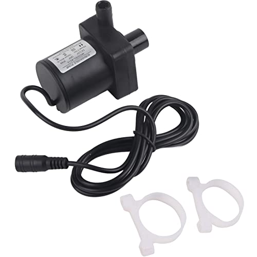 DC-Tauchpumpe Mini-ABS-Wasserpumpe Leiser Bürstenloser Motor 12 V 18 W 800 L/H Springbrunnenpumpe für Pools Teich von LiebeWH