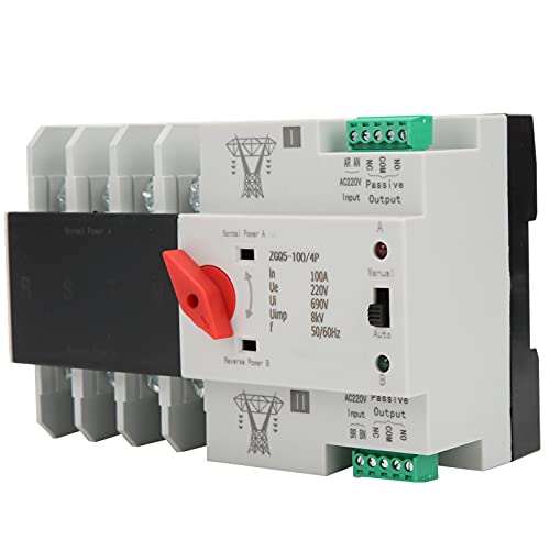 Dual Power Automatischer Umschalter Elektronischer Leistungsschalter ZGQ5-100/4P 220V Umschalter mit Guter Isolierung von LiebeWH