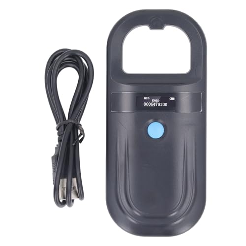 Haustier Mikrochip Scanner 134,2 kHz Tiere ID Lesegerät Integrierter Summer USB Aufladung Tierchip Haustier Tag Chip Scanner Chiplesegerät für Hunde von LiebeWH