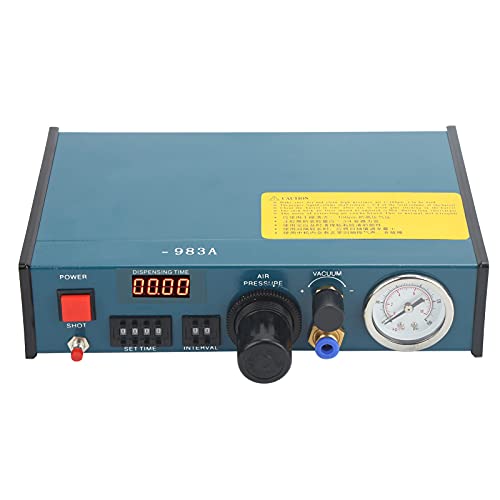 Klebstoff Dispenser Maschine, 983A Digitale Steuerung Tropfkleber-Maschine für die Elektronische Verwendung und Wartung Verwenden Sie AC 220-240V(EU Plug) von LiebeWH