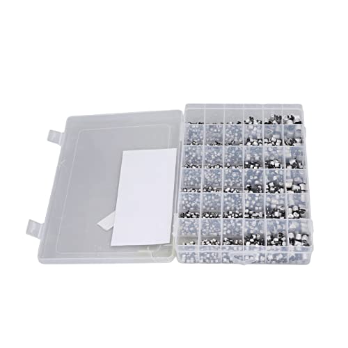 LiebeWH 1520pcs Elektrolytkondensator SMD 36 Werte Verschiedene Elektrolytkondensatoren Bereich 1UF-1000UF-Sortiment-Kit für Netzwerkelektronik LiebeWH 1520pcs Elektrolytkondensator SMD 36 Werte Verschiedene Elektrolytkondensatoren Bereich 1UF-1000UF-Sortiment-Kit für Netzwerkelektronik von LiebeWH