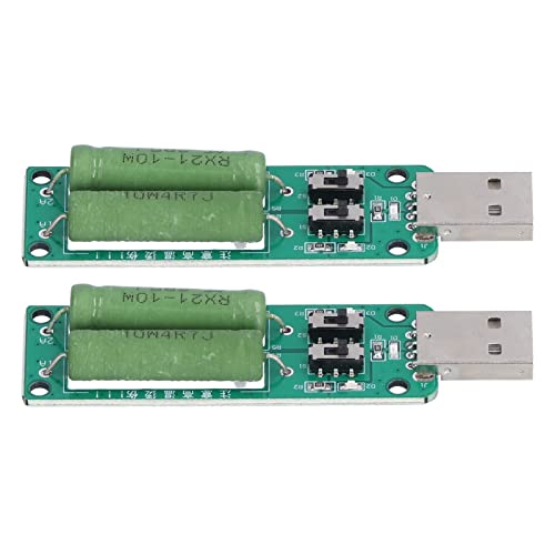 LiebeWH 2pcs USB -Lastentester, Batterie -Lastentester, Elektronische Testmodul 1A 2A 3A Entladungszubehör Einstellbarer Widerstand LiebeWH 2pcs USB -Lastentester, Batterie -Lastentester, Elektronische Testmodul 1A 2A 3A Entladungszubehör Einstellbarer Widerstand von LiebeWH