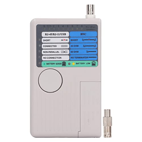 LiebeWH 4-in-1-Remote-Kabel-Tester, Netzwerkkabelmesser, Fast Response, BNC, USB, RJ11, RJ45, Koaxialkabel-Tester LiebeWH 4-in-1-Remote-Kabel-Tester, Netzwerkkabelmesser, Fast Response, BNC, USB, RJ11, RJ45, Koaxialkabel-Tester von LiebeWH