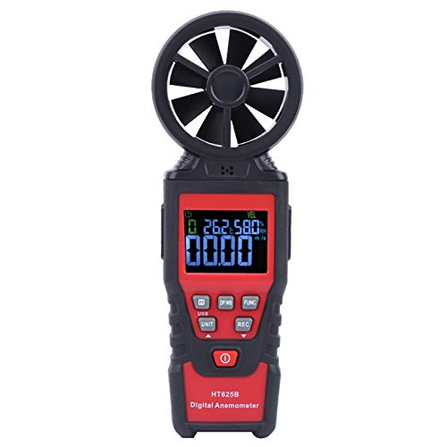 LiebeWH Anemometer, Digitales Handheld -Anemometer HT625B, Messgerät des Windgeschwindigkeitsmessgeräts, Kalttemperatur -Tester des Windgeschwindigkeits Kalttemperatur, Luftströmu LiebeWH Anemometer, Digitales Handheld -Anemometer HT625B, Messgerät des Windgeschwindigkeitsmessgeräts, Kalttemperatur -Tester des Windgeschwindigkeits Kalttemperatur, Luftströmu von LiebeWH