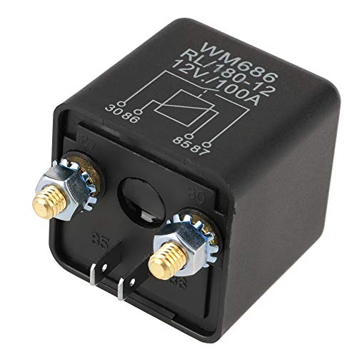 LiebeWH Autostarterrelais 12V 100A Normal Open Heavy Duty 4 Endschalter Starter 4 Pin Relais für Steuerbatterie EIN/AUS von LiebeWH