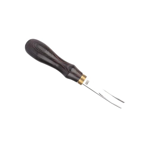 LiebeWH Leathercraft Edge Gräuer Edge Leder -Werkzeug Osborne Leder -Werkzeuge Skiving Bastelwerkzeug Häftschellen Abschneidung (Schwarz 10MM) von LiebeWH