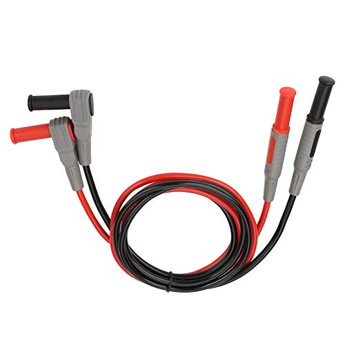LiebeWH P1033 Bananen -Testkabel Test Bindemittel Anhang Haken Kabel Kabel Set Bananen - Rechtwinkel Zum Geraden Multimeter Draht 4mm 100 Cm/3,3 Fuß LiebeWH P1033 Bananen -Testkabel Test Bindemittel Anhang Haken Kabel Kabel Set Bananen - Rechtwinkel Zum Geraden Multimeter Draht 4mm 100 Cm/3,3 Fuß von LiebeWH